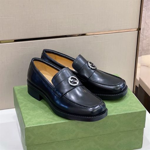 GUCCI LOAFER INTERLOCKING G BLACK – GL047