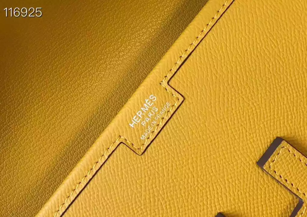 Hermes Jige Elan 29 Clutch In Yellow Epsom Leather – HW101