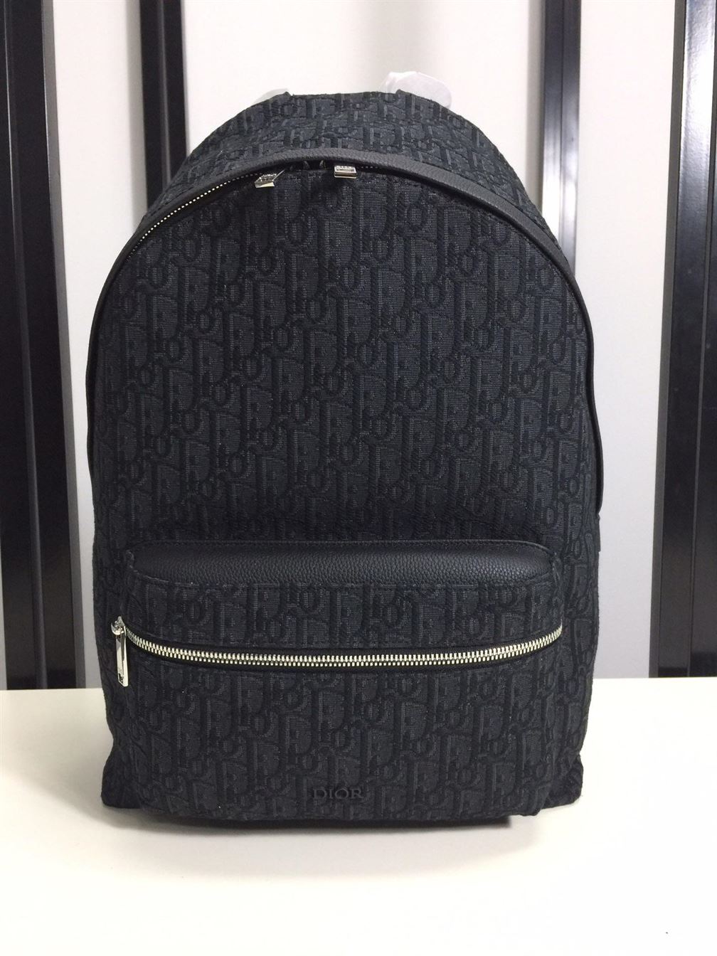 DIOR RIDER BACKPACK BLACK DIOR OBLIQUE JACQUARD – DIO030