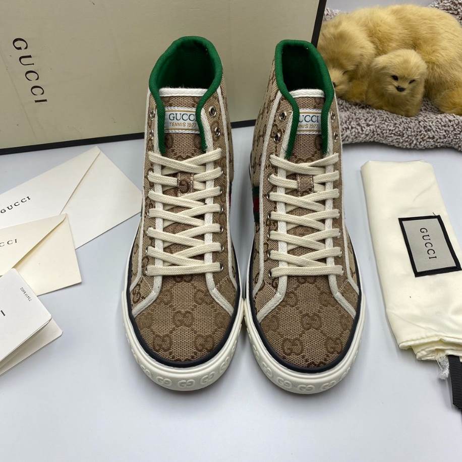 Gucci Off The Grid High Ebony Brown Sneakers – GCC214
