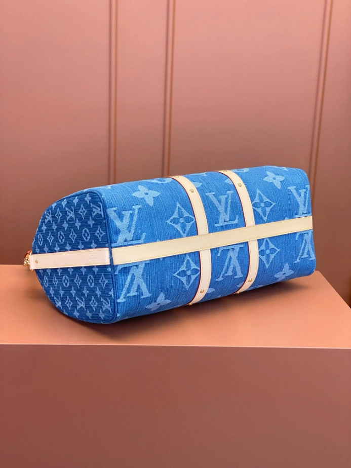 KEEPALL BANDOULIERE 45 BAG MONOGRAM DENIM M24315 – LW370