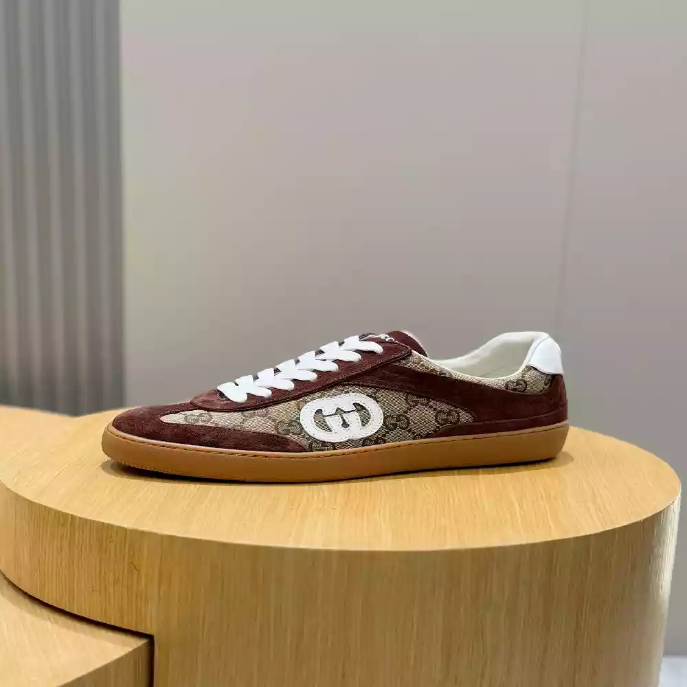 MEN’S G75 SNEAKER IN DARK BROWN SUEDE – GCC258