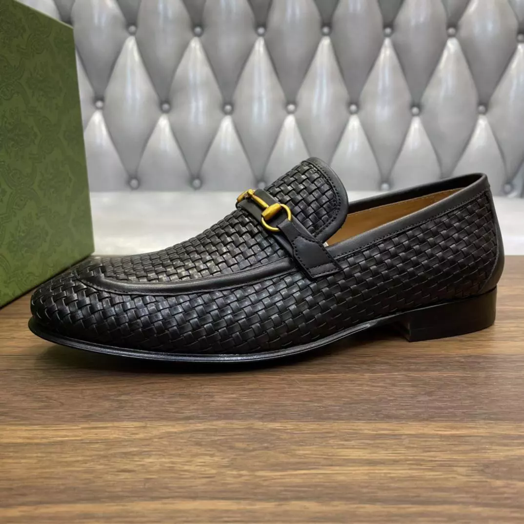 MEN’S HORSEBIT LOAFERS BLACK – GL116