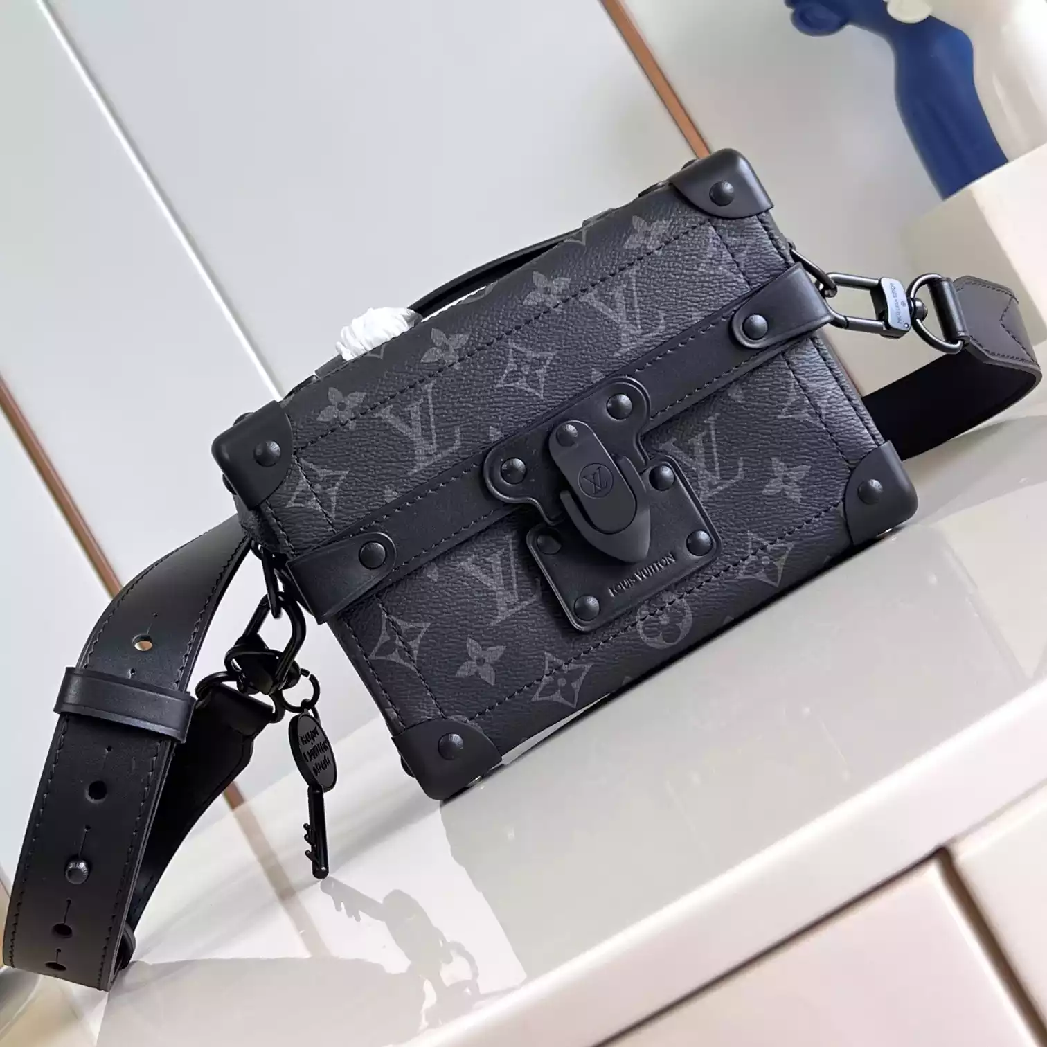 SOUL TRUNK BLACK MONOGRAM ECLIPSE CANVAS M11743 – LW438