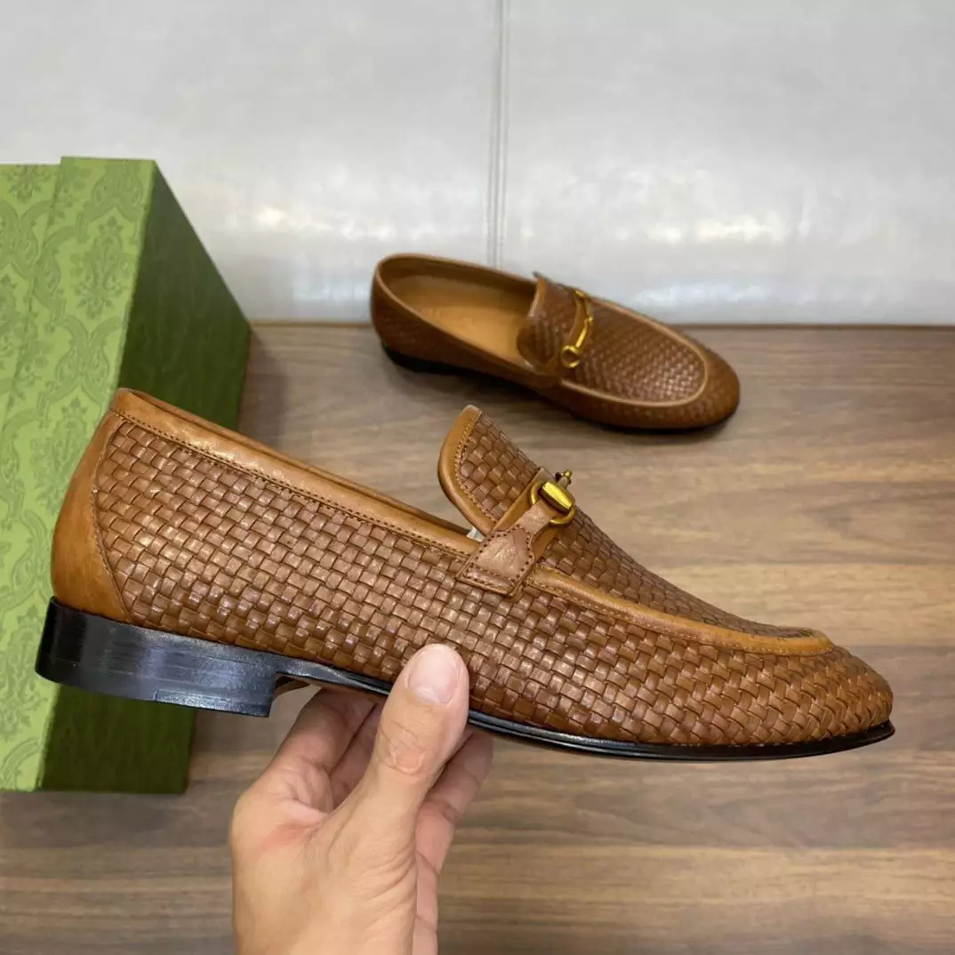 HORSEBIT LEATHER LOAFERS BROWN – GL117