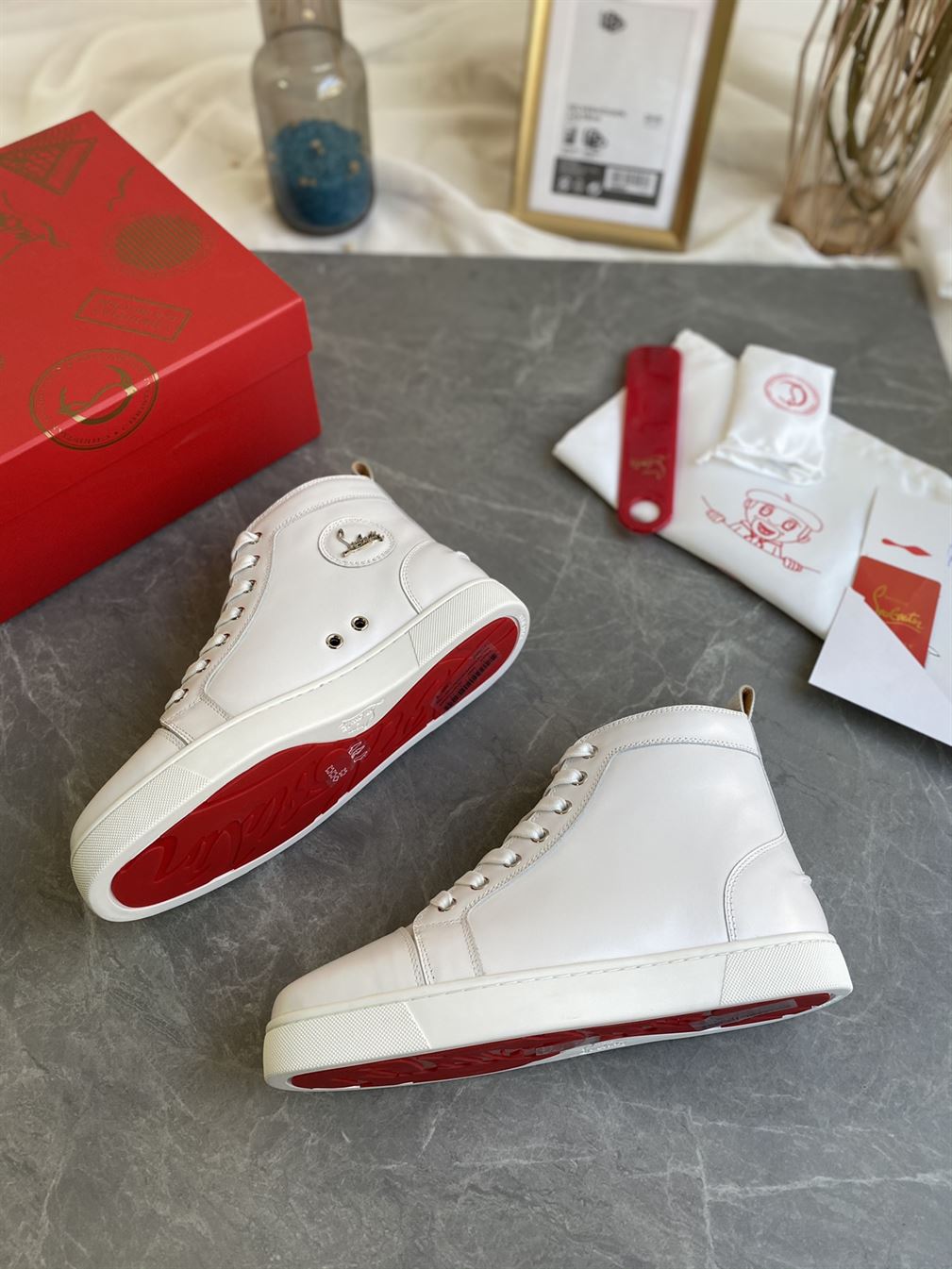 CHRISTIAN LOUBOUTIN HIGH TOP SNEAKER – CLS002