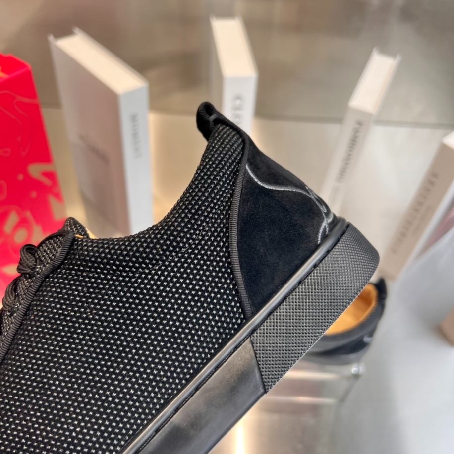 Christian Louboutin Vieira 2 Orlato Black Sneaker – CLS036