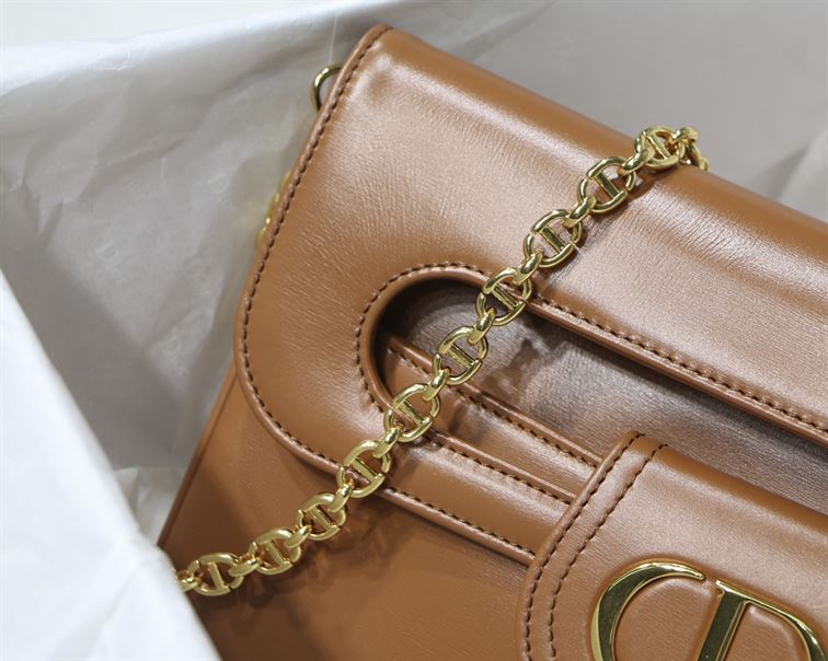 DIOR AUTHENTICATED AVENUE HANDBAG LEATHER BROWN – DOB115