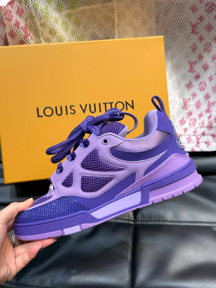 LV SKATE SNEAKERS IN PURPLE – LVS224
