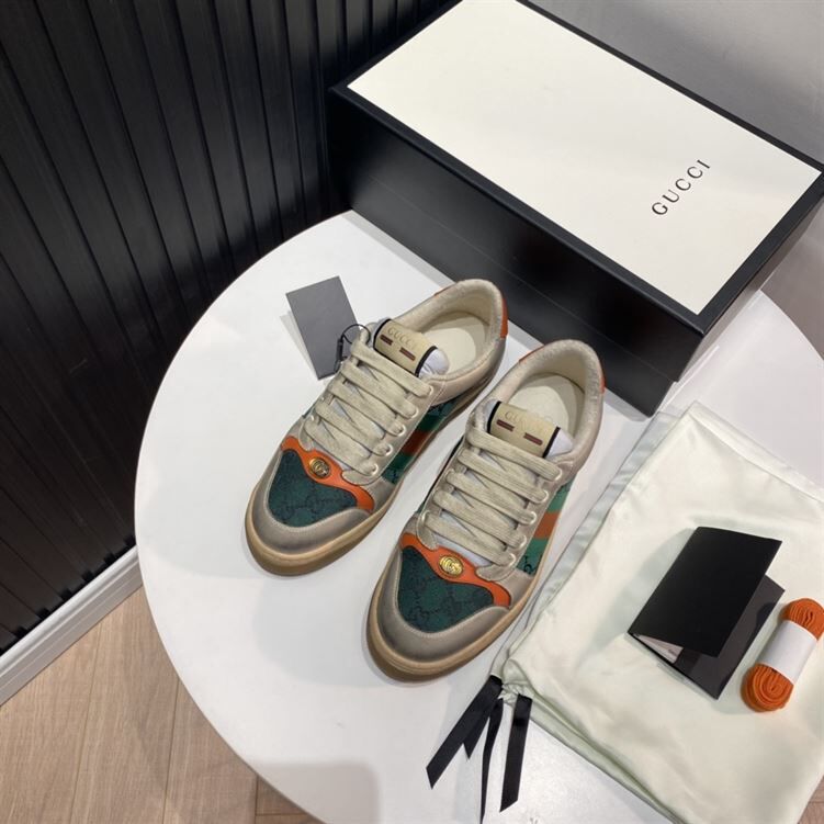 GUCCI SCREENER GG WHITE GREEN – GCC056