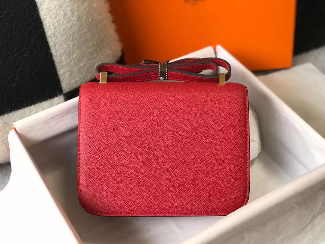 Hermes Red Constance MM 24cm Epsom Leather Bag – HW039