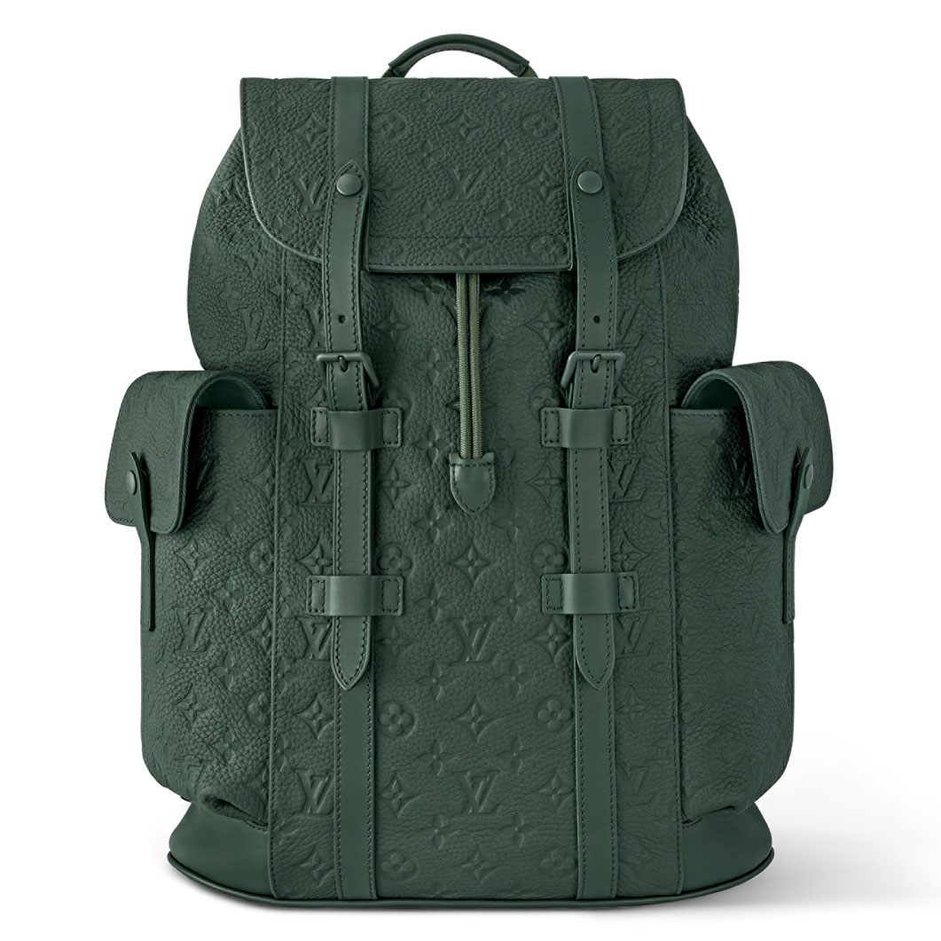Christopher MM Backpack in Forest Green Taurillon Monogram – LW164