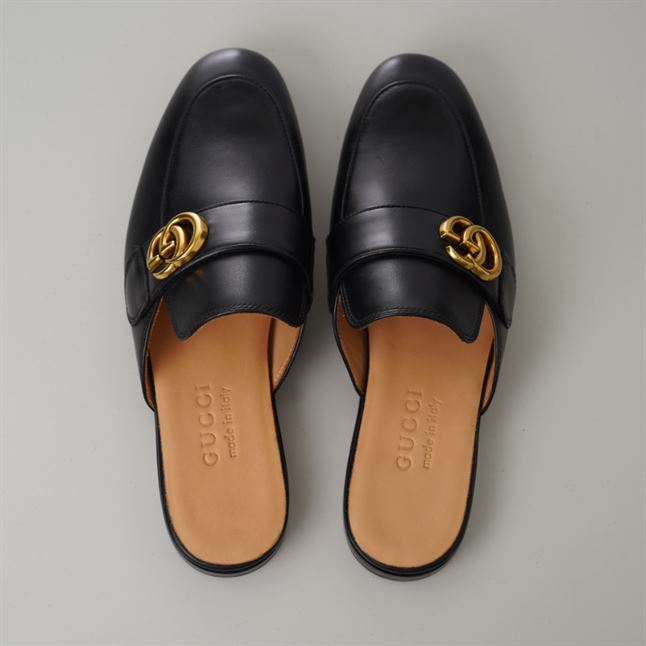 GUCCI BLACK PRINCETOWN SLIPPERS – GL032