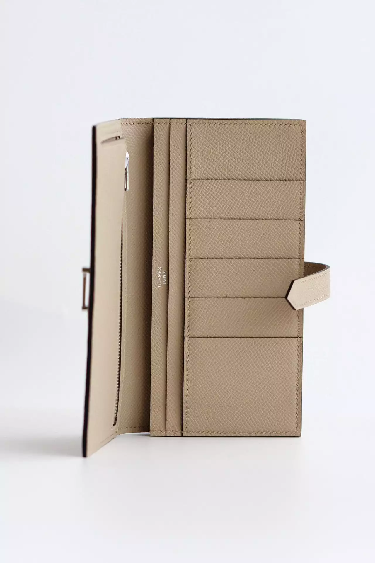 Hermes Bearn Long Handmade Wallet in Trench Epsom Calfskin – HW157