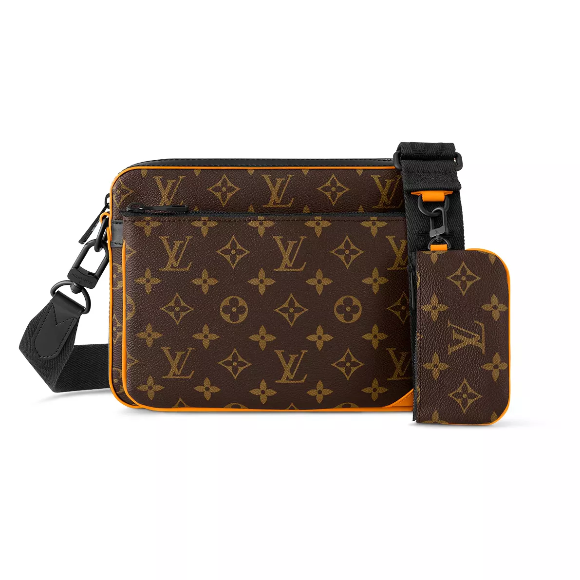 TRIO MESSENGER BAG MONOGRAM MACASSAR M46694 – LW453