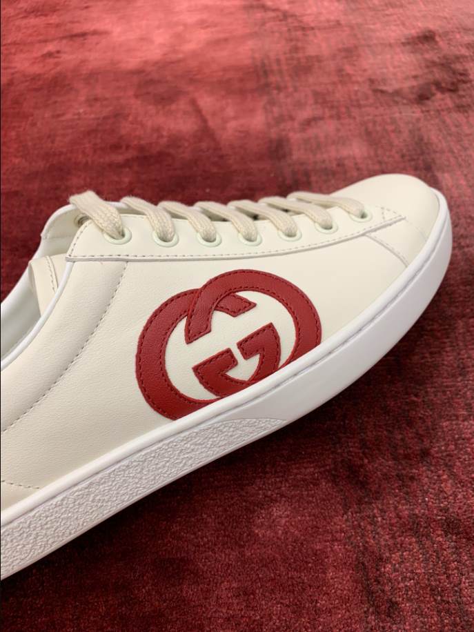 Gucci Ace Interlocking G White Red Blue Sneakers – GCC196
