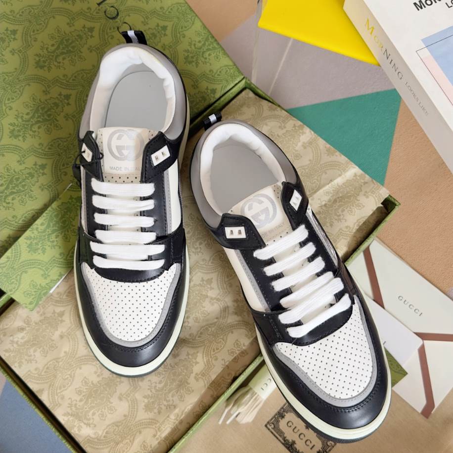 Gucci Basket Grey White Sneakers – GCC222