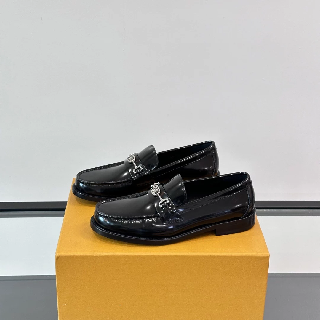 MAJOR LOAFERS BLACK LEATHER – VL038