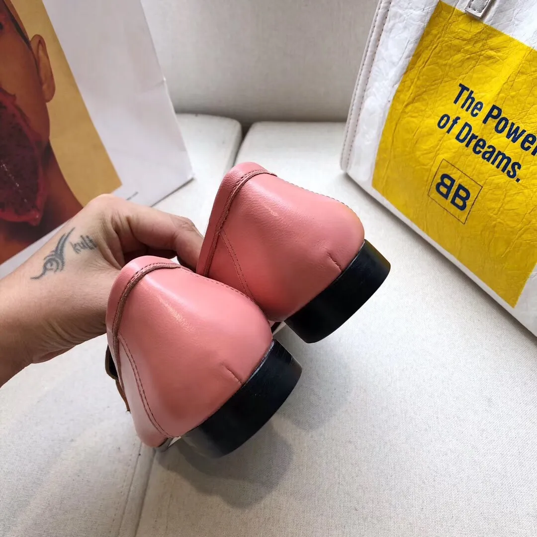 Hermes Women’s Paris Loafers In Pink Goatskin – HM083