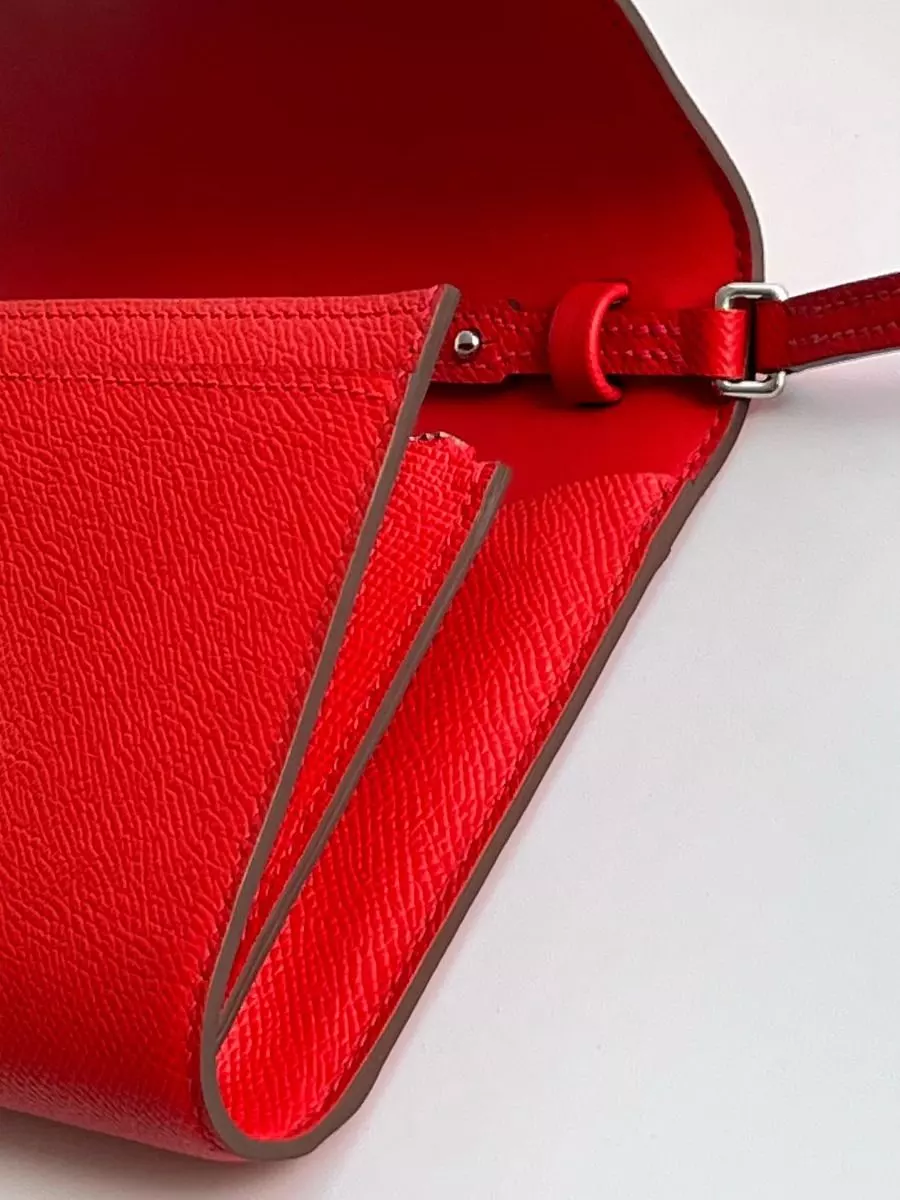 Hermes Constance To Go Wallet in Red Epsom Calfskin – HW180