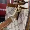 GUCCI PADLOCK GG CANVAS LARGE HANDBAG BROWN 2025 – BG107