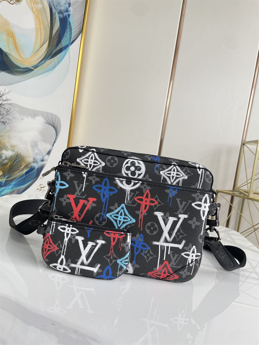 LOUIS VUITTON TRIO MESSENGER BAG –  LVB066