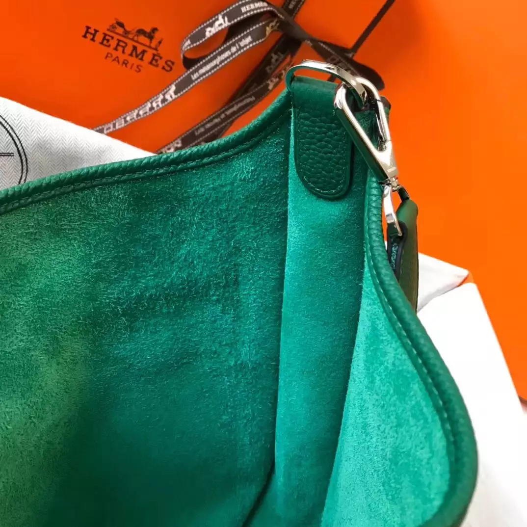 Hermes Evelyne III 29 PM Bag In Vert Vertigo Clemence Leather – HW066