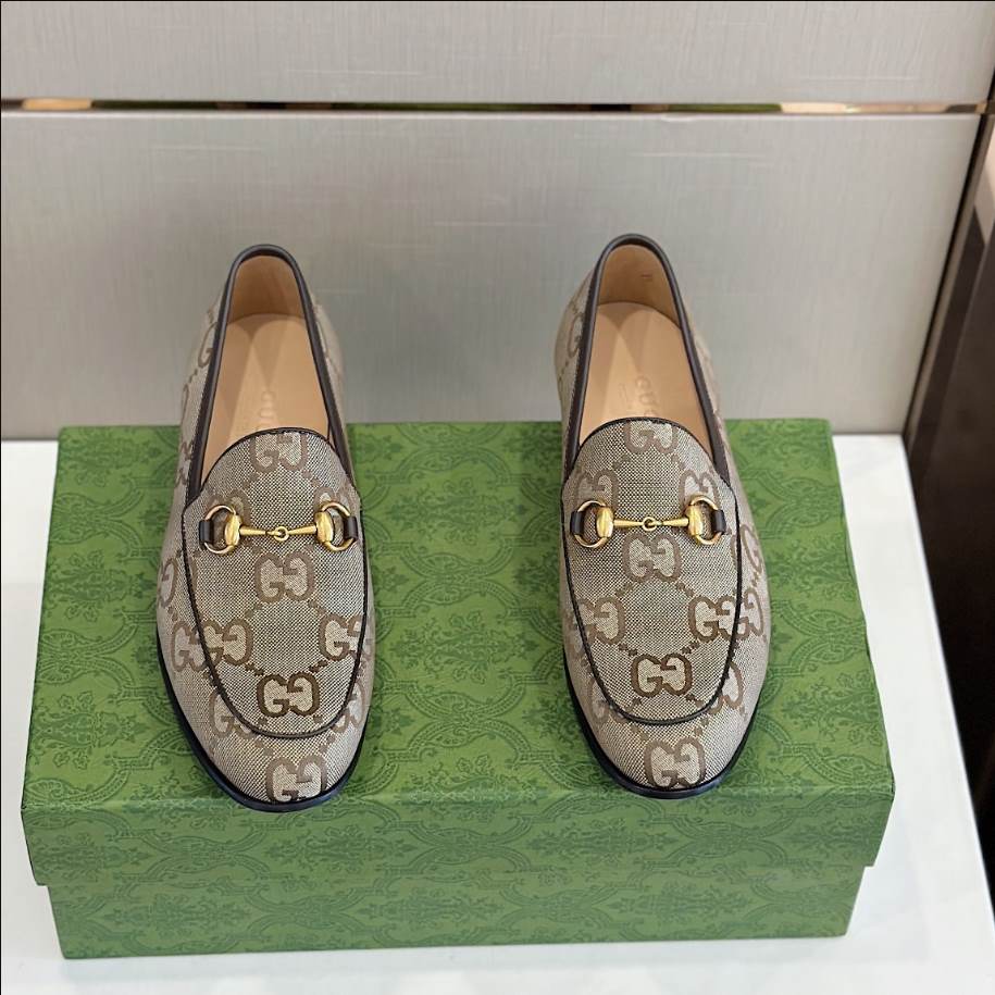 Gucci Slipper Flacher GC Beige Loafer – GL083