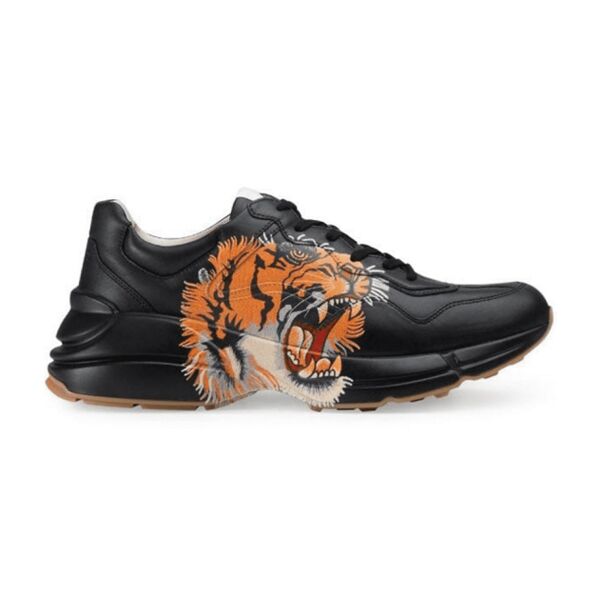 GUCCI RHYTON LEATHER SNEAKER WITH TIGER – GCC017