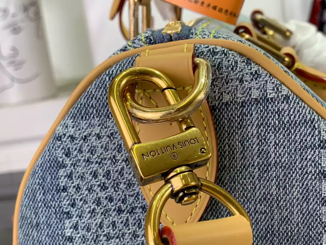 Speedy 40 Bandoulière Blue Damier Denim 3D N40701 – LW209