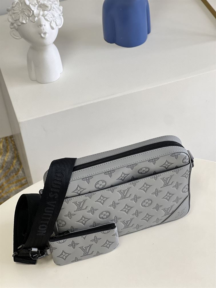 LOUIS VUITTON DUO MESSENGER BAG IN ANTHRACITE GREY – LVB002
