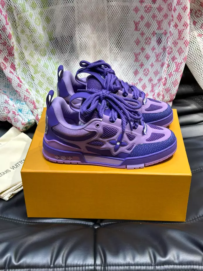 LV SKATE SNEAKERS IN PURPLE – LVS224