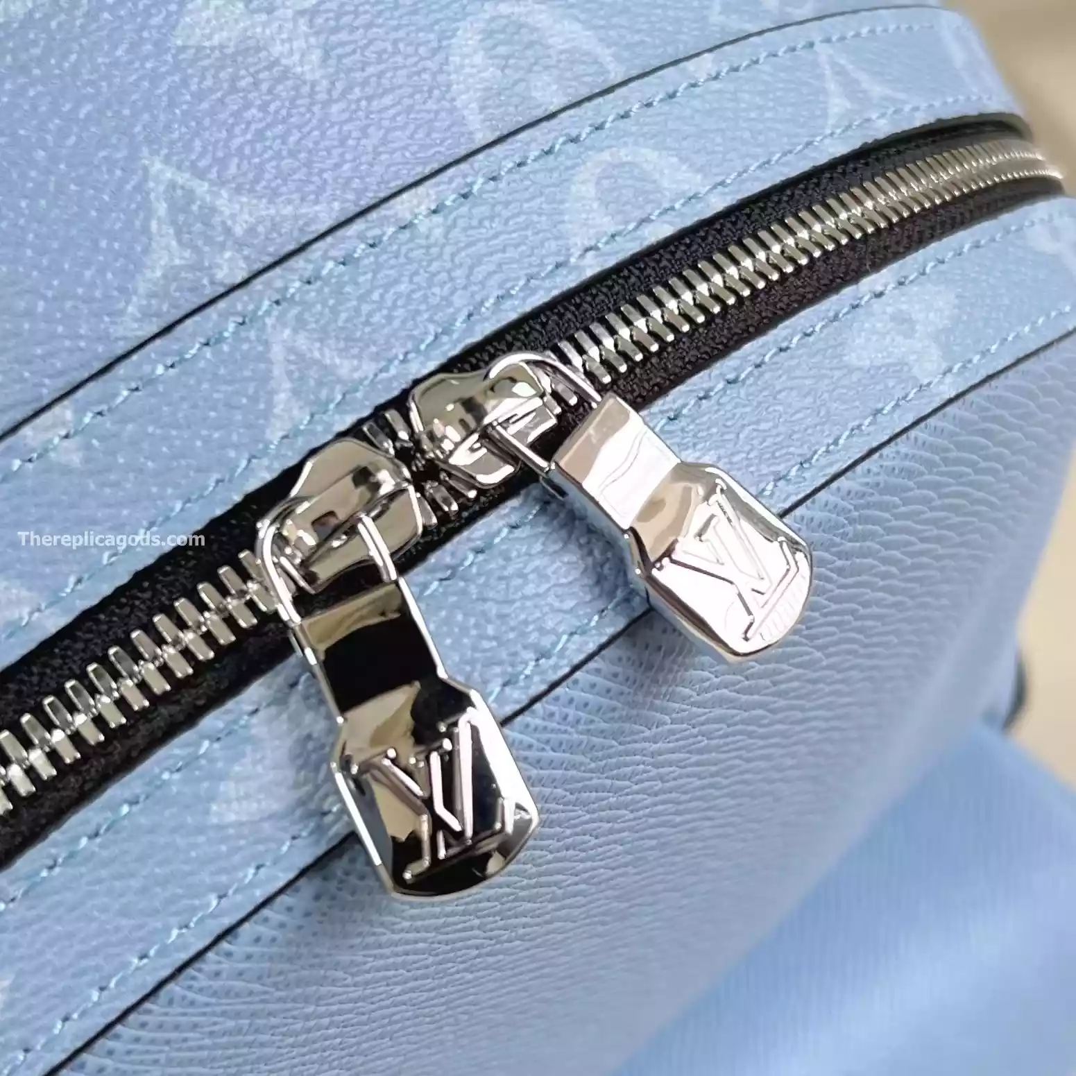 DISCOVERY BACKPACK PM SKY BLUE MONOGRAM CANVAS – LW321