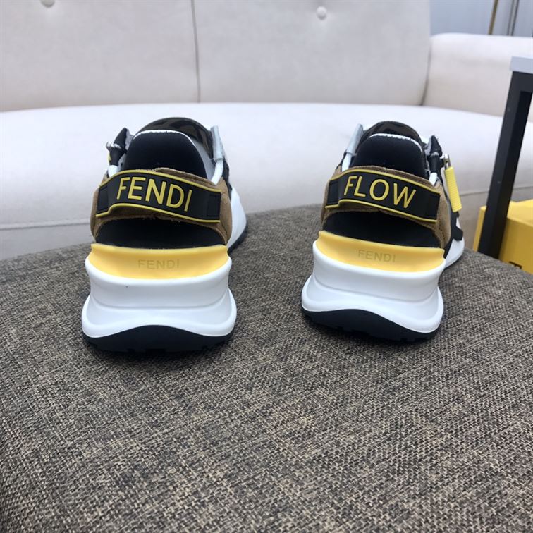 FENDY FLOW MULTICOLOUR NYLON LOW-TOP – FDS009