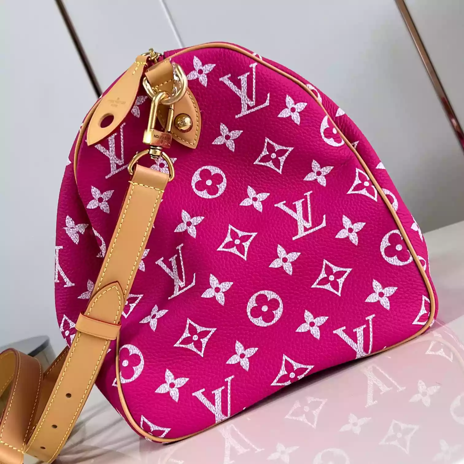 SPEEDY P9 BANDOULIERE 40 PINK AGATE M11563 – LW358