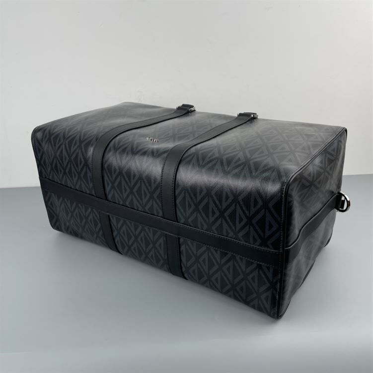 DIOR LINGOT 50 BAG BLACK CD DIAMOND CANVAS – DIO009