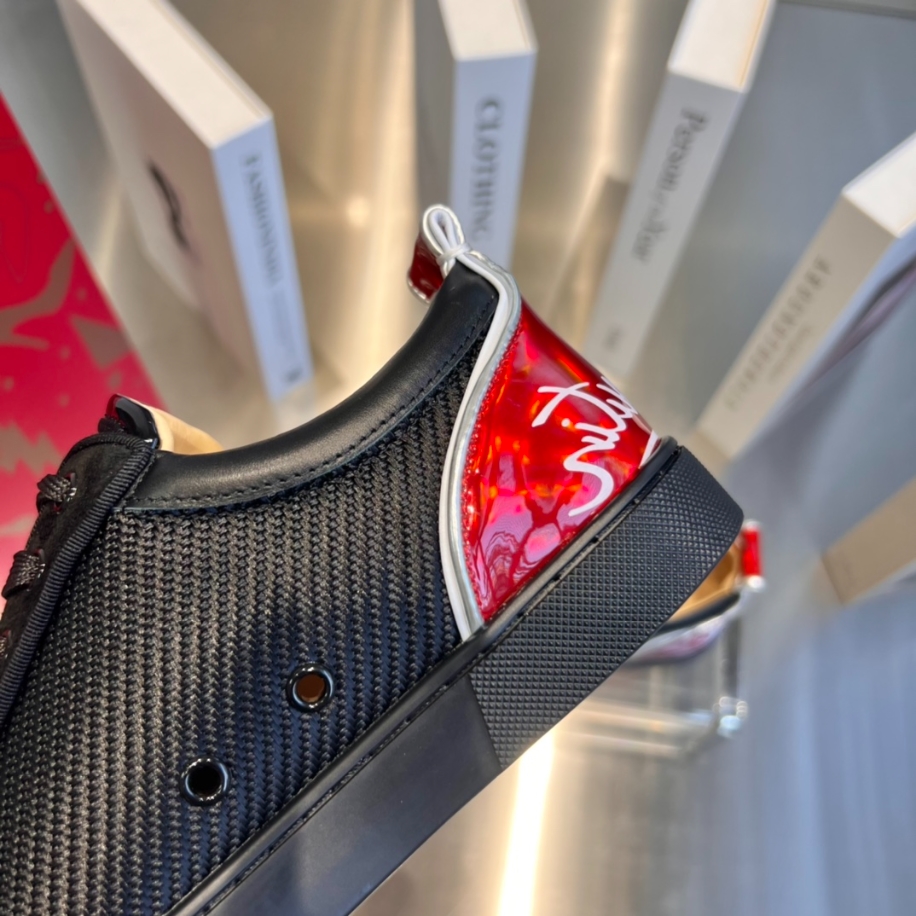 Christian Louboutin Version Black Red Sneaker – CLS037