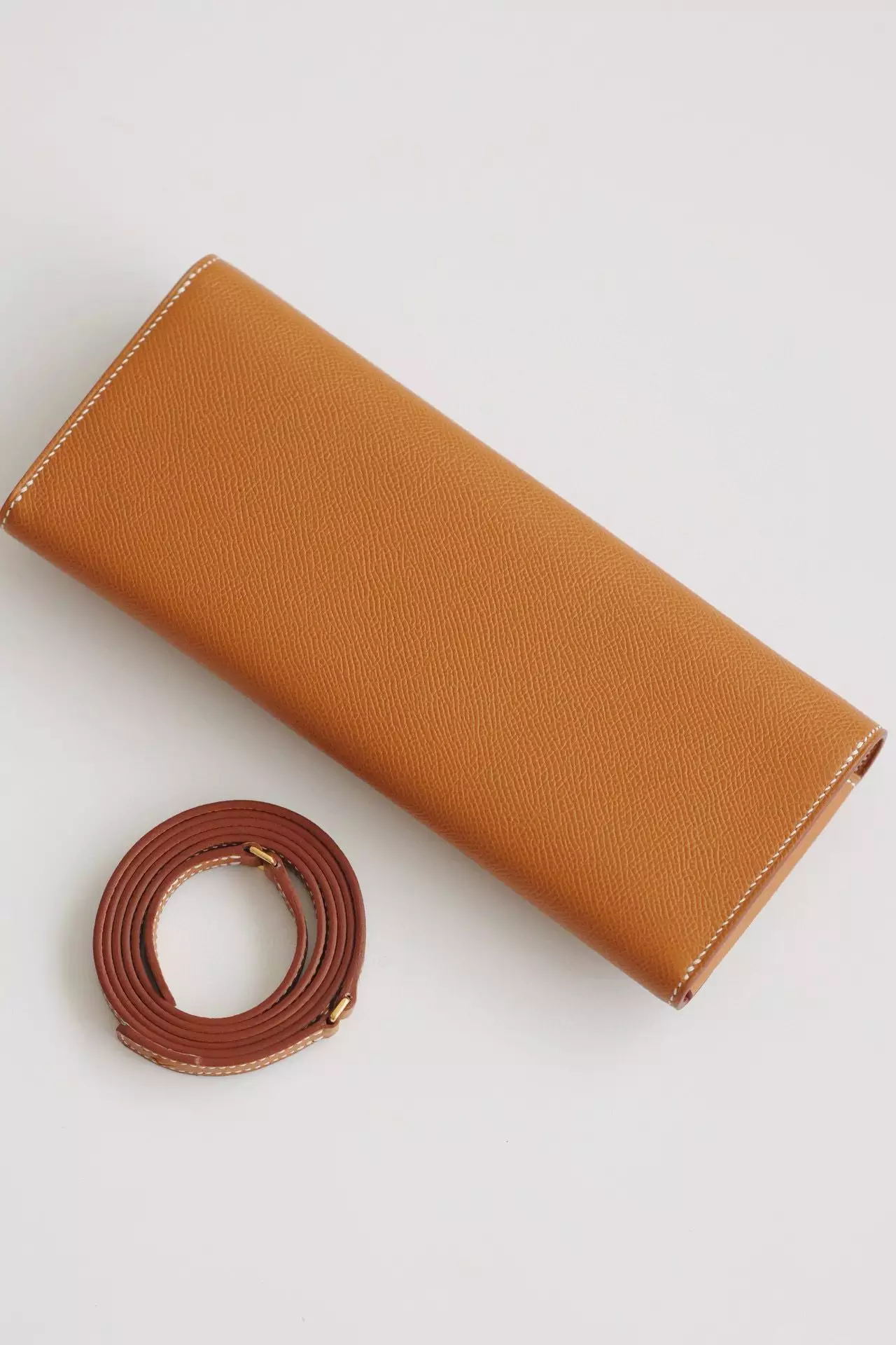 Hermes Maillon To Go Wallet in Gold Epsom Calfskin – HW173