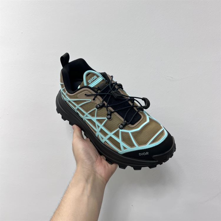 DIOR B31 RUNNER SNEAKER KHAKI TEAL – DO097