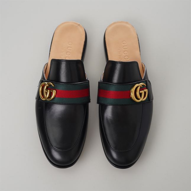 GUCCI BLACK PRINCETOWN SLIPPERS – GL033