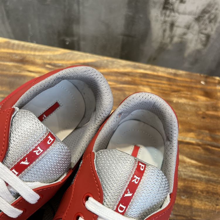 PRADA AMERICA’S CUP SOFT RUBBER AND BIKE FABRIC SNEAKERS – PRS046