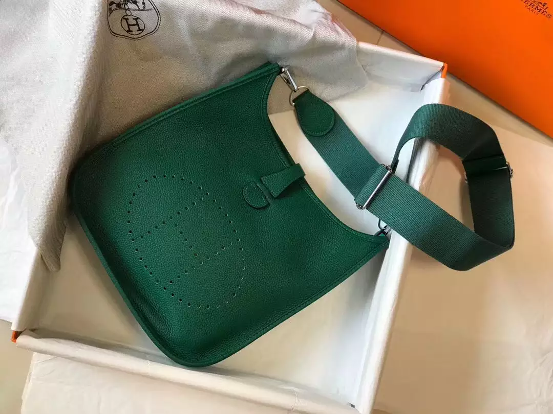 Hermes Evelyne III 29 PM Bag In Vert Vertigo Clemence Leather – HW066