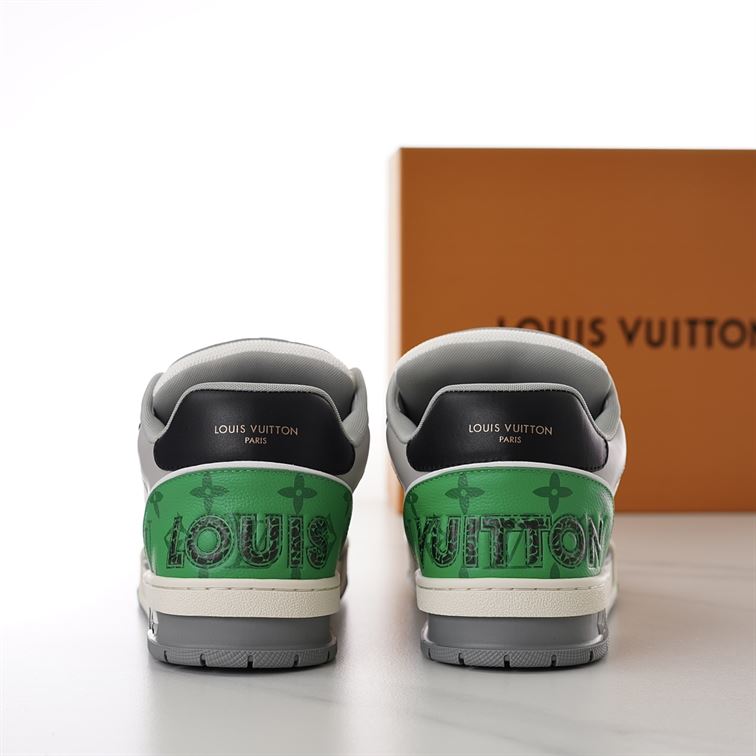 LOUIS VUITTON LV TRAINER SNEAKER GREEN – LVS181