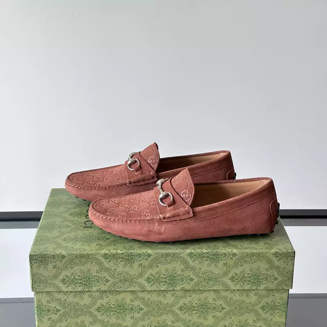 MEN’S DRIVER WITH HORSEBIT IN BROWN – GL096