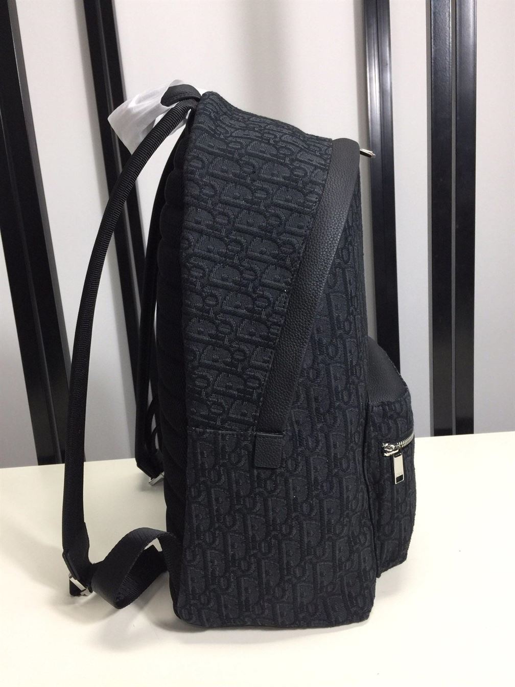 DIOR RIDER BACKPACK BLACK DIOR OBLIQUE JACQUARD – DIO030