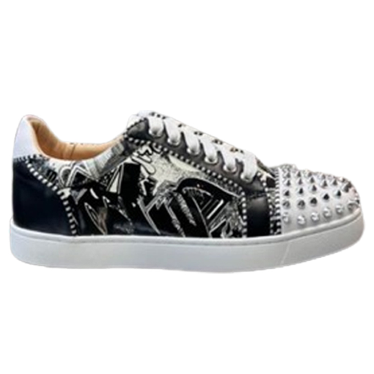Christian Louboutin Casual Rivet Low Top Spikes Flats Sneaker – CLS045
