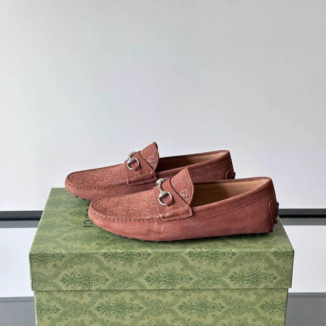 MEN’S DRIVER WITH HORSEBIT IN BROWN – GL096