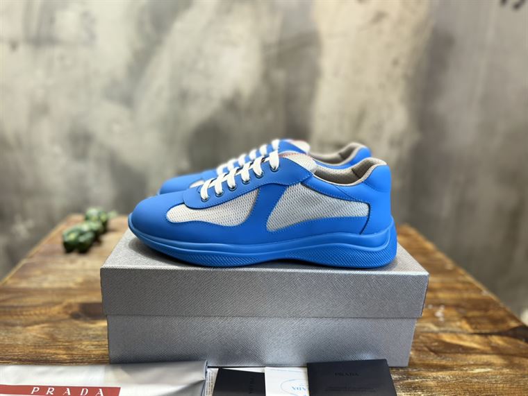 PRADA AMERICA’S CUP SOFT RUBBER AND BIKE FABRIC SNEAKERS – PRS043