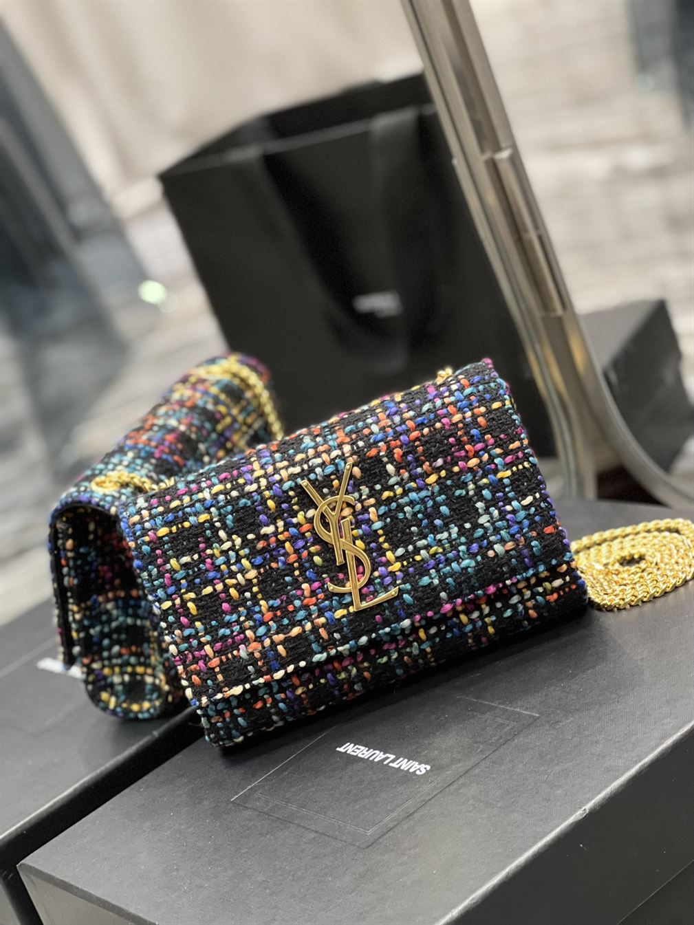 YSL LOULOU Nero & Multicolor Bag – YB023