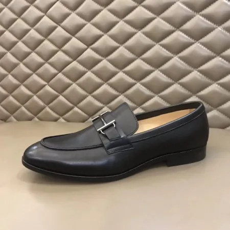 Hermes Men’s Sydney Loafers In Black Calfskin – HM043